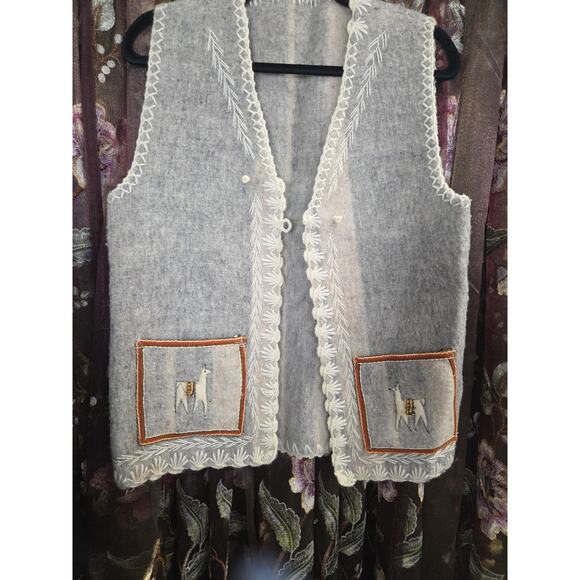 Alpaca Handmade Vest Small/Medium - Picture 2 of 13